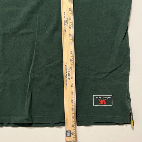 Green Bay Packers Polo Shirt Tommy Hilfiger x NFL Short Sleeve Men's size XXL - Picture 7 of 8
